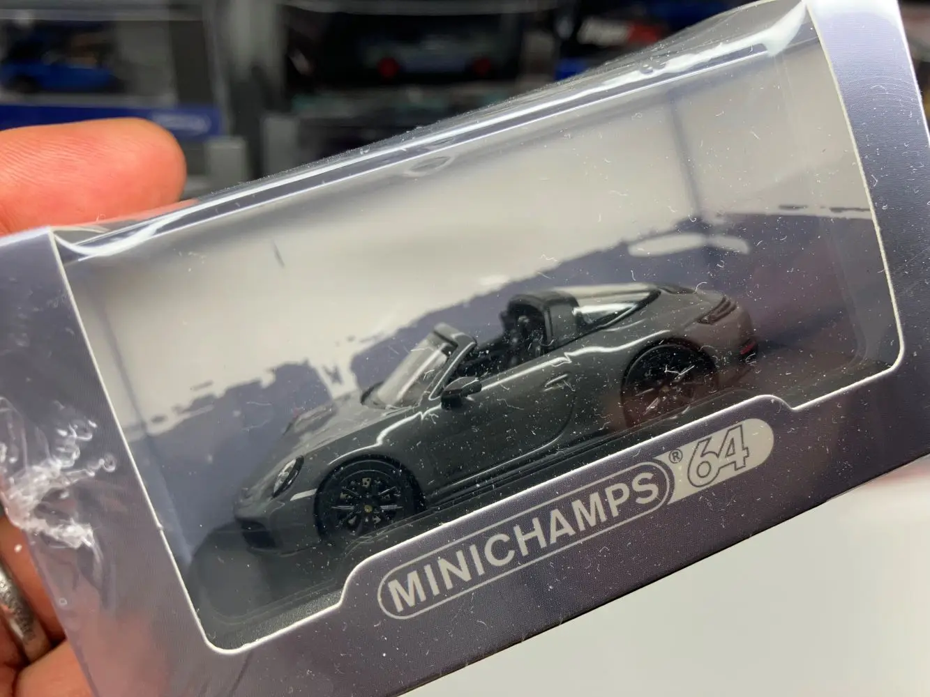 

Minichamps 1:64 911 Targa 4 GTS 992.2 2025 Grey Sports Model Diecast Metal Car model car Limited Alloy
