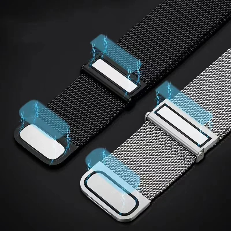 Ulepszony pasek Milanese Loop do Apple Watch Band 11 10 9 8 7 46mm 45mm 41mm Ultra 2 49mm Magnetyczny pasek iWatch 6 5 4 SE 44mm 40mm