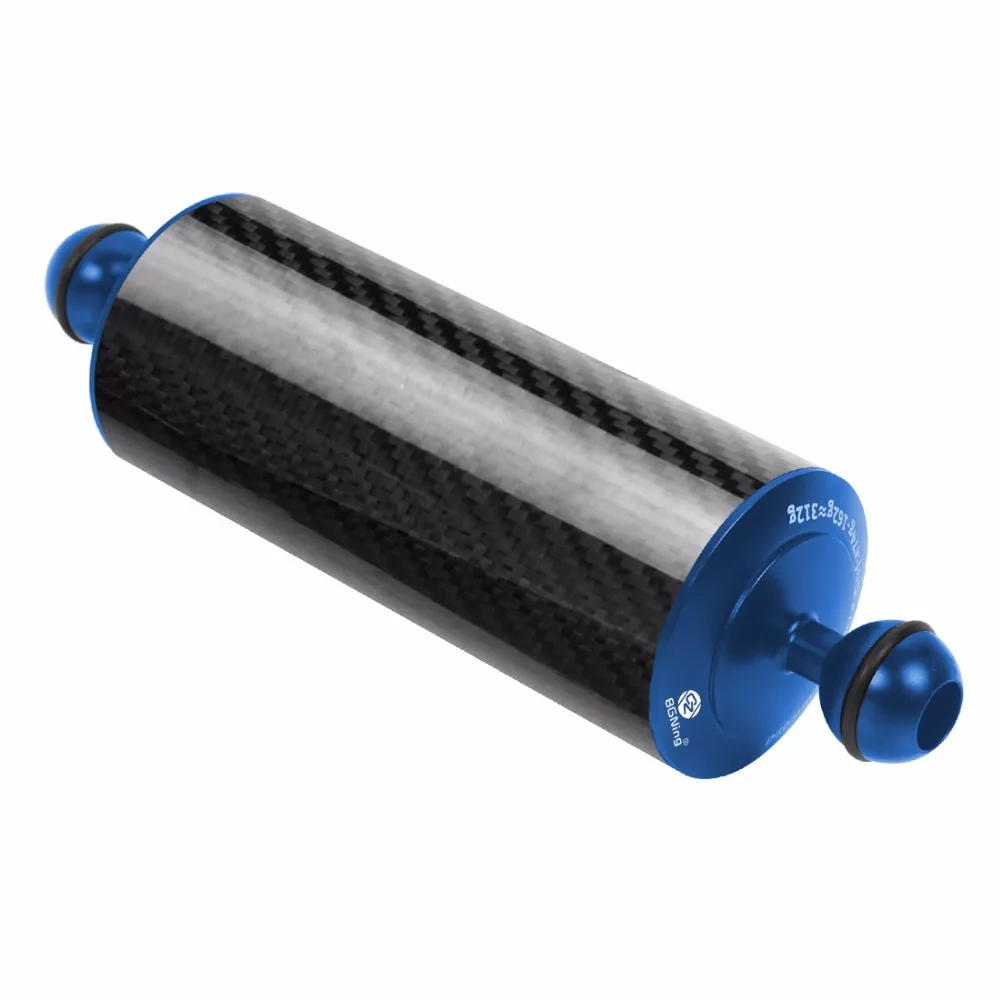 Carbon Fiber Extension Tray Arm Float Auftrieb Aquatic Arm Dual Ball SLR Kamera Tauchen für Gopro yi EKEN für DJI für OSMO Action – Detail 22