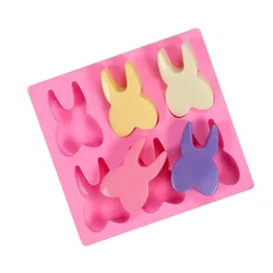 6 Cavity Tooth Shaped Silicone Cake Mold Teeth Chocolate Fondant Candy Candle Soap Mould Jelly Decoration Tools Pudding Molds