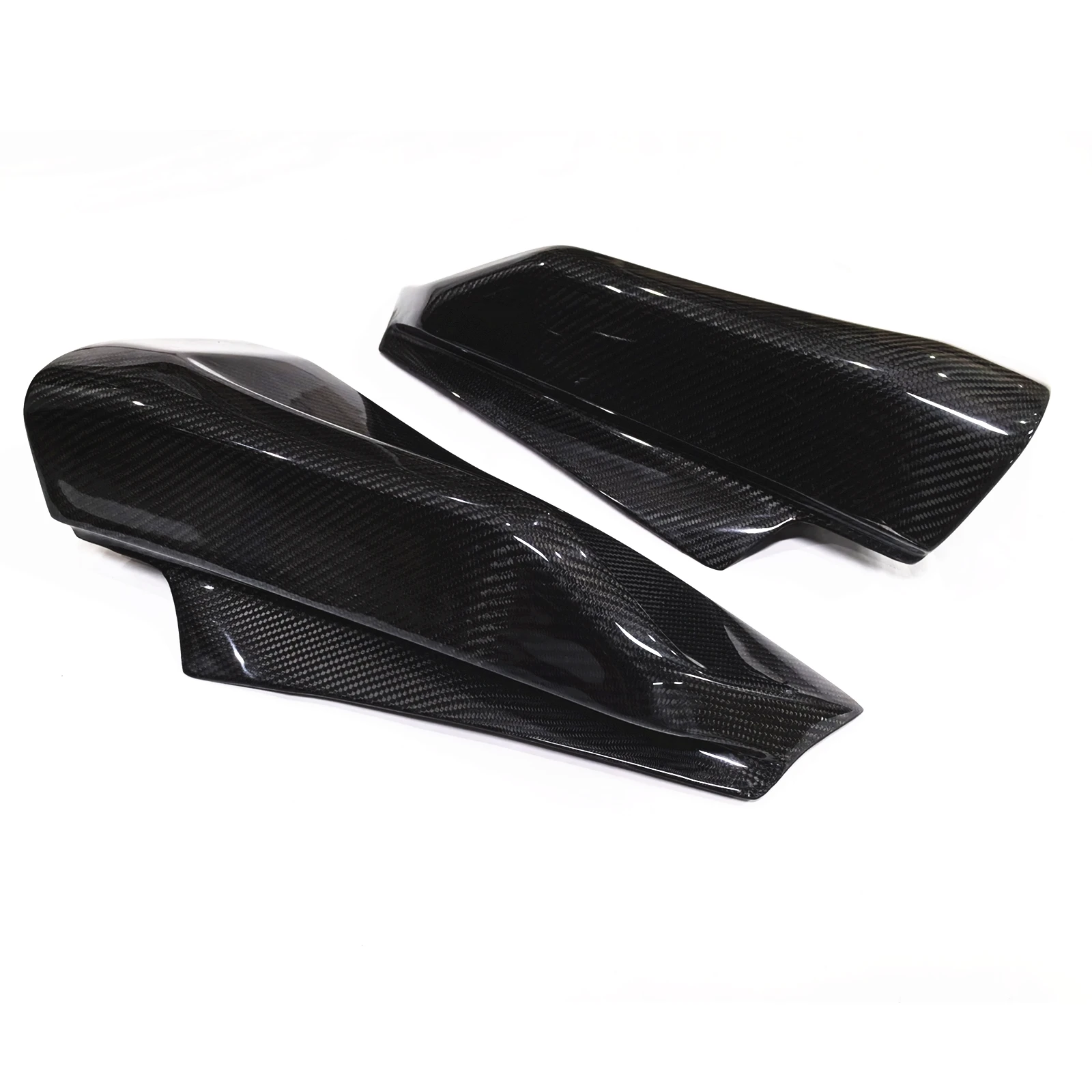 Rear Bumper Diffuser Side Spoiler Cover Lip For Nissan 350Z Z33 2003-2006 Real Carbon Fiber Boot Lower Corner Guard Plate Kit