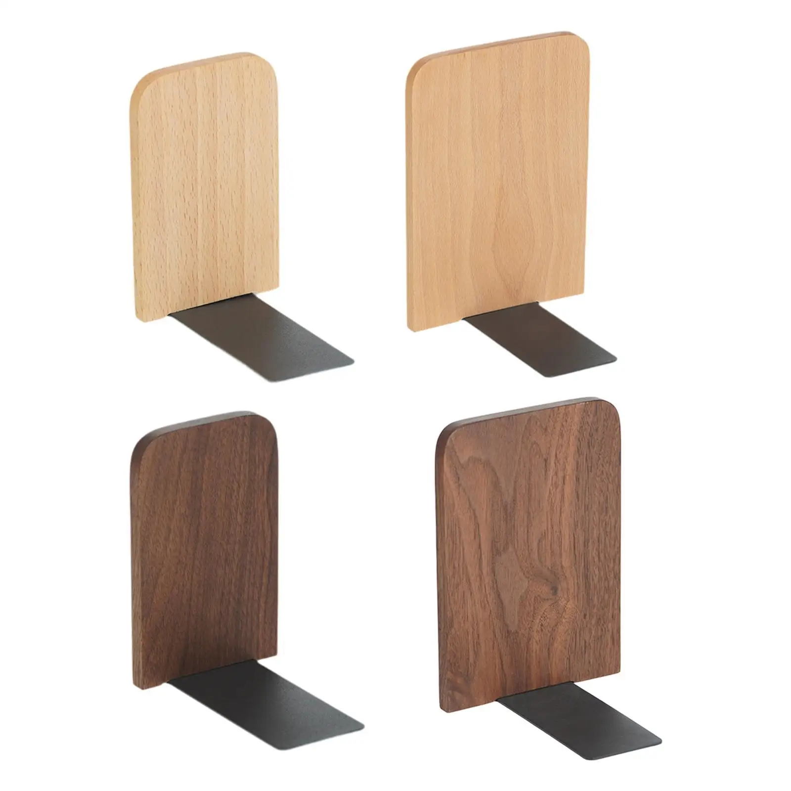 خشبية كتاب نهاية كتاب سدادة بسيطة مكتب كتاب حامل متعدد الوظائف للأقراص المضغوطة/مجلات للأرفف سطح المكتب خزانة الكتب