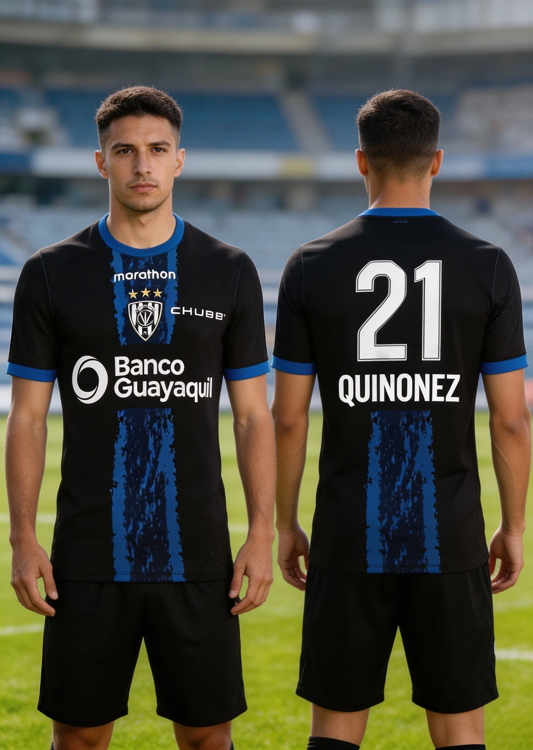 26 new Independiente Del Valle Soccer Jersey Ecuador Striped Football Short Sleeve Quick‑Dry breathable tee