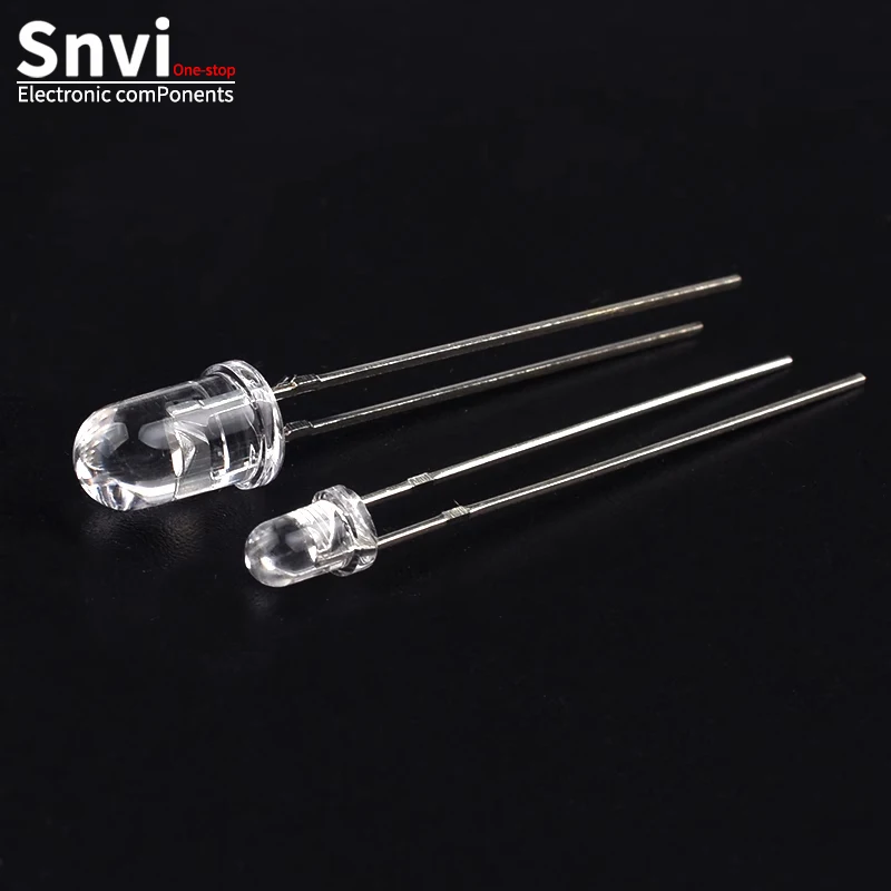 snvi 10pairs 3mm 5mm 940nm LEDs Infrared Emitter and IR Receiver Diode Diodes 301A for arduino