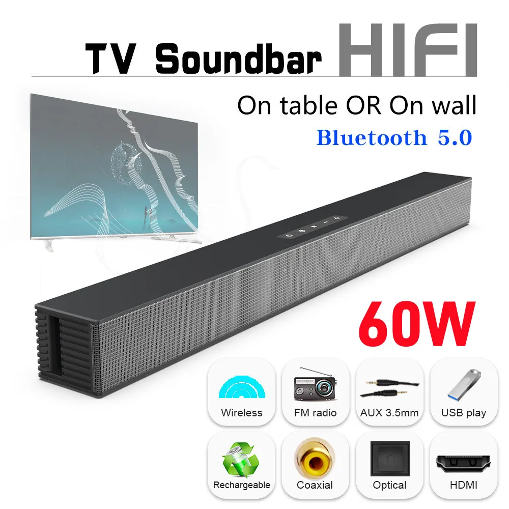 Wireless Bluetooth Sound Bar Speaker Wired Wireless Surround Stereo Home Theater TV Projector System Super Power Sound Speaker