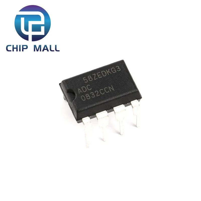 Adc0832ccn Chip 8-Bit Modal Number Converter 31Ksps Dip-8 Originele Nieuwe Voorraad