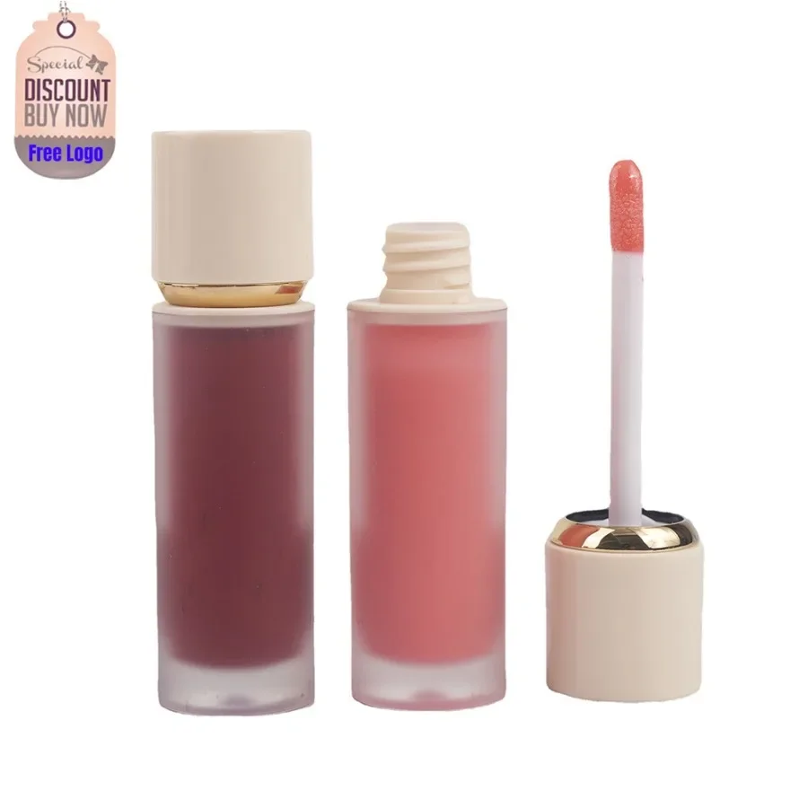 Private Label 6colors Frosted Tube Liquid Blush Long Lasting Hydrating Natural Moisturizing Peach Orange Smooth Face Makeup Bulk