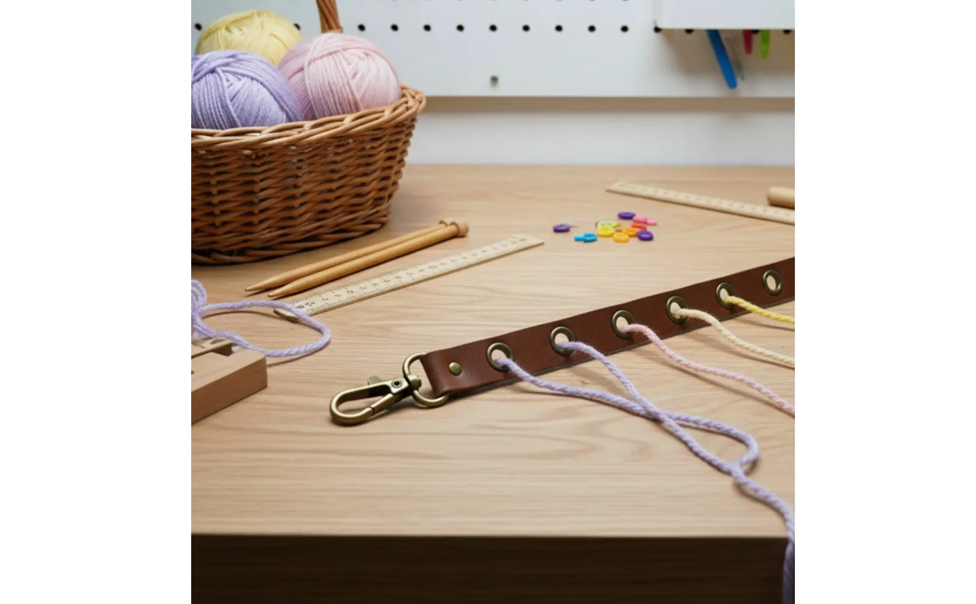 Leather Yarn Organizer Easy to Organize Knitting Yarn Organizer Crochet Thread Guide Tangleuntangled Hobby Storage Long-Lasting Leather Yarn Organizer Easy to Organize Knitting Yarn Organizer Crochet Thread Guide Tangleuntangled Hobby Storage Long-Lasting