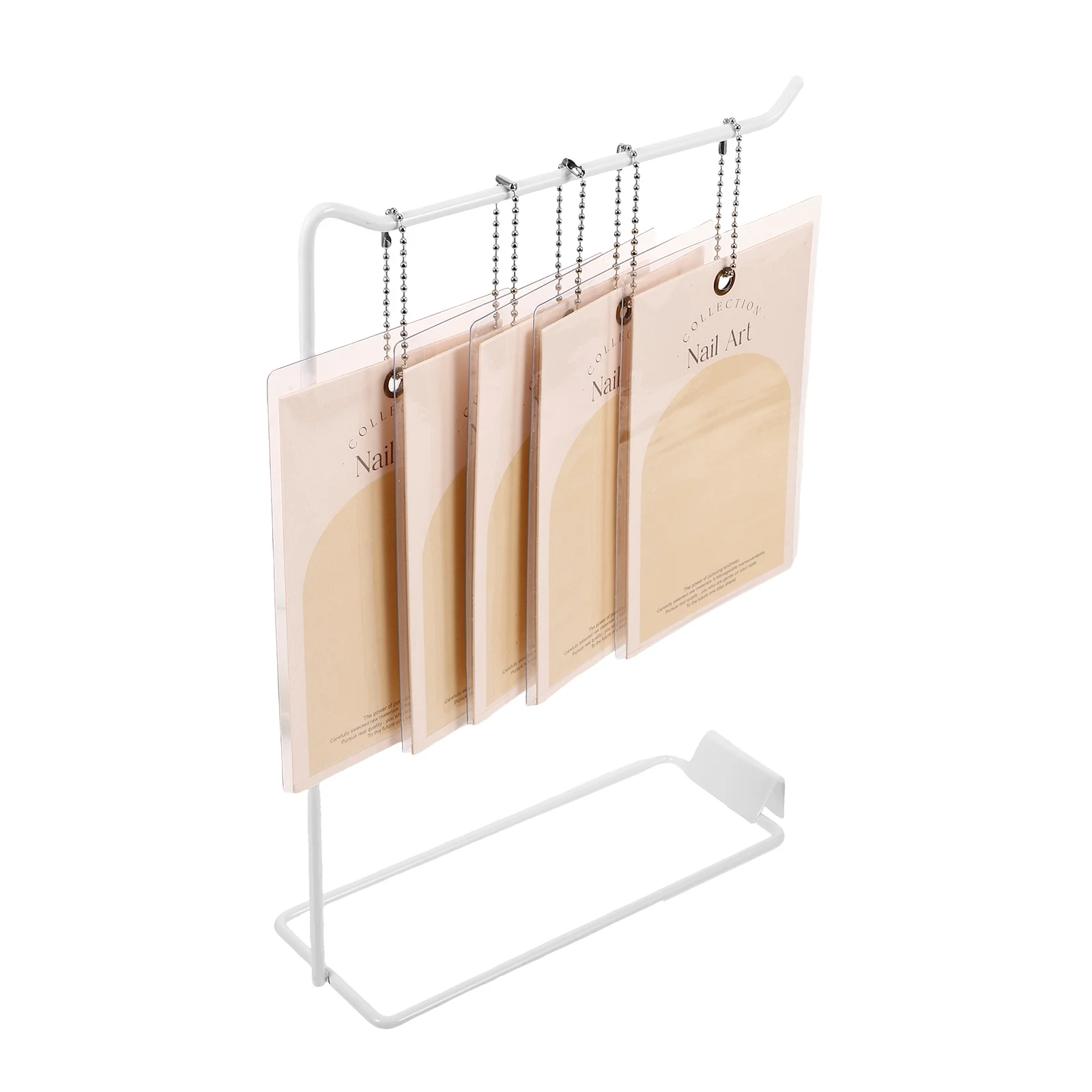 1 Set Nail Display Holder Press On Nail Cards Display Cards With Stand nail display cards press on nail stand