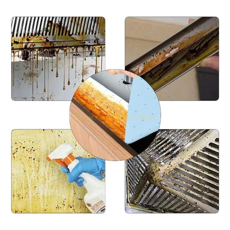 D0ab Easy Cleaning Huile Trap à huile absorbant Accessoire cuisine en coton