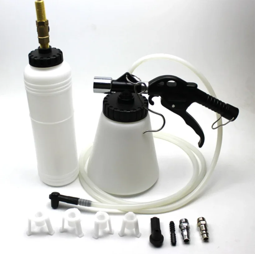 

1L 0.75L Capacity Car Brake Bleeder Pumping Fluid Pump Kit Oil Change Purge Tank Tubes Repair Tools Truck Motorcycle Accessories