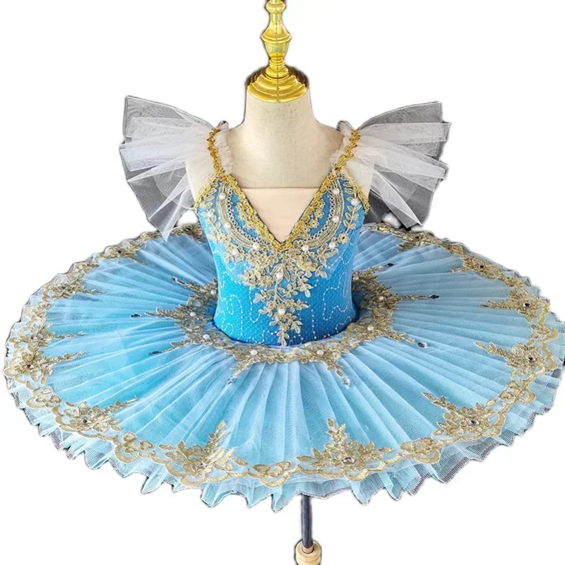 المهنية الباليه توتو الأطفال أطفال فطيرة طبق توتو راقصة الباليه فستان الحفلات الكبار النساء الفتيات أزياء رقص الباليه