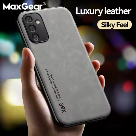 Luxury Lambskin Leather Case For Samsung Galaxy S23 S22 S21 S20 Plus Ultra FE Note 20 A15 A05 A54 A34 A73 A53 A52 A72 Soft Cover