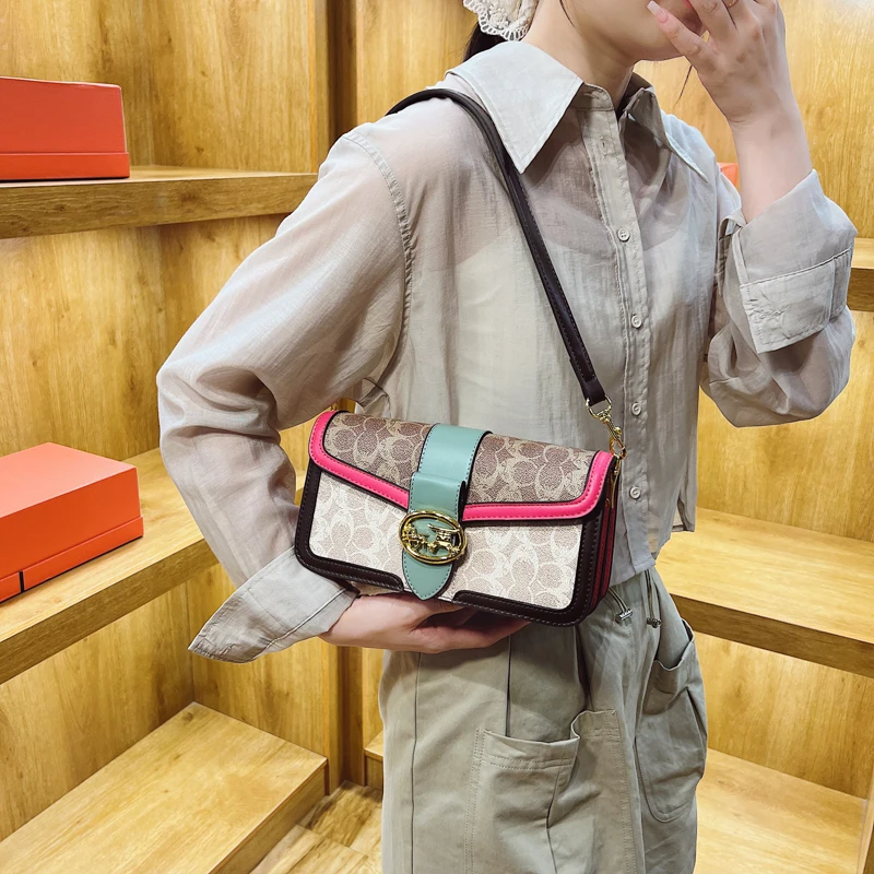 Sac fourre-tout en cuir de luxe pour femmes, élégant, sac à main à bandoulière de styliste classique pour Style moderne