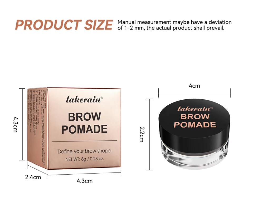 6 farben Matte Schwarz Wilde Augenbraue Creme 3D Natürliche Farbton Augenbraue Enhancer Gel Wachs Wasserdicht Langlebige Augen Make-Up Kosmetische werkzeug – Detail 9
