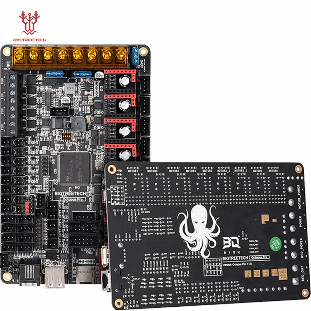 Bigtreetech octopus pro v1.0/v1.0 Motherboard 32-Bit-Steuerplatine Upgrade Octopus tmc5160t tmc2208 vs ender3 v2 für cr10