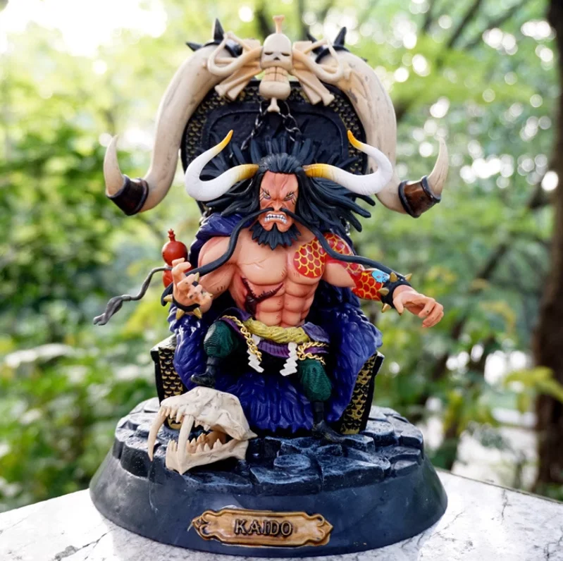 23 cm Vier Keizers Troon Collectie Grote Moeder Kaido Shanks Edward Newgate Action Figure PVC Standbeeld model home decor kids gift speelgoed