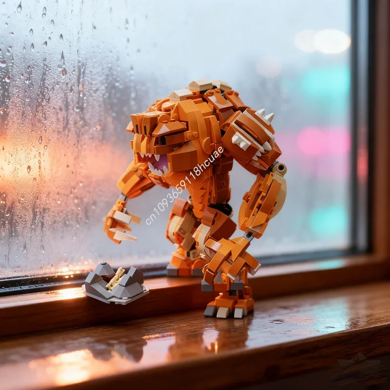 

783 шт. MOC Rancor Little Eatie T Rex Star Battle Модель игрушки Строительные рождественские подарочные блоки Сборная идея Образование Дети День рождения