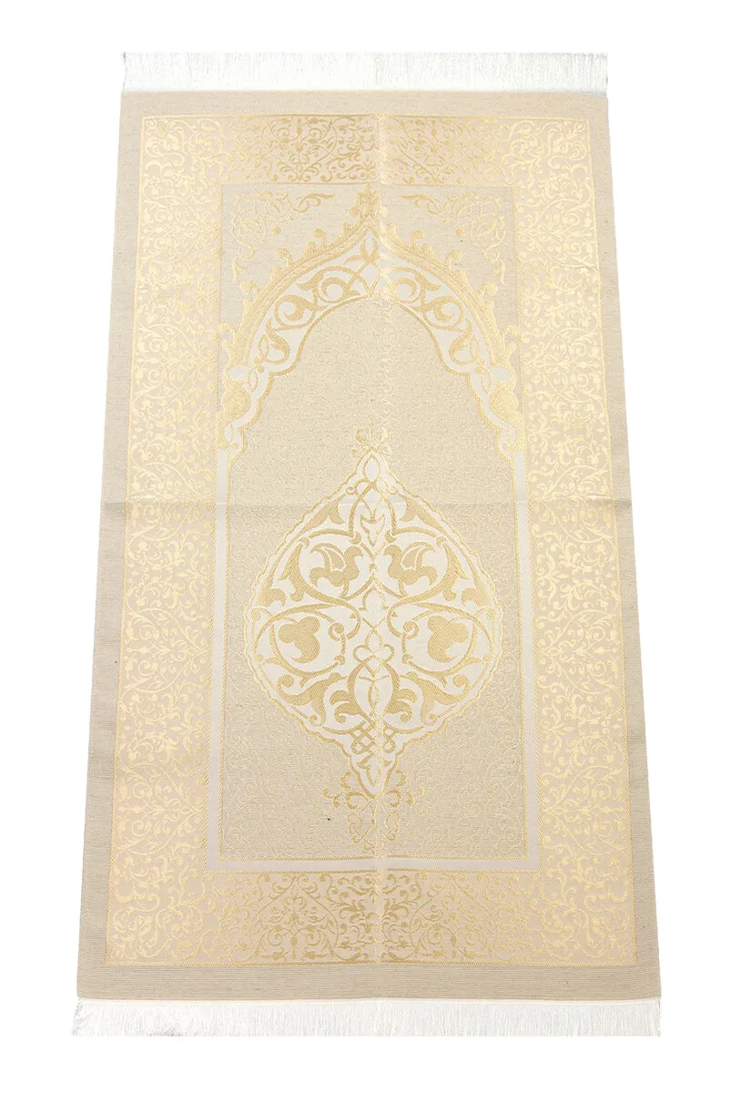 

LIGHT OTTOMAN TAFFETA Prayer Mat Gold Muslim Islam Sheet Prayer Mat Holy Quraan Islamic Mats