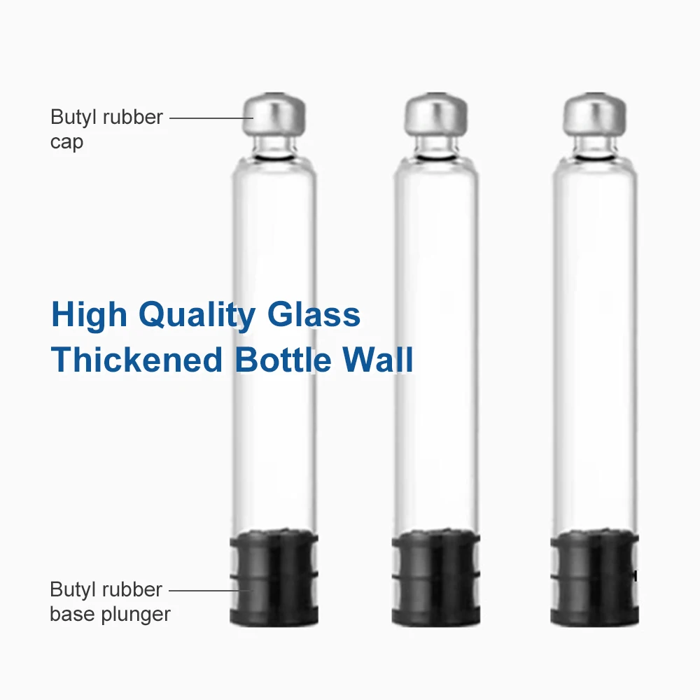 10-50pcs 3ml Peptide Insulin Pen Cartridge, 3cc Cartridges Compatible with Reusable Injection V1 & V2 Pens, Individually Pack view 5