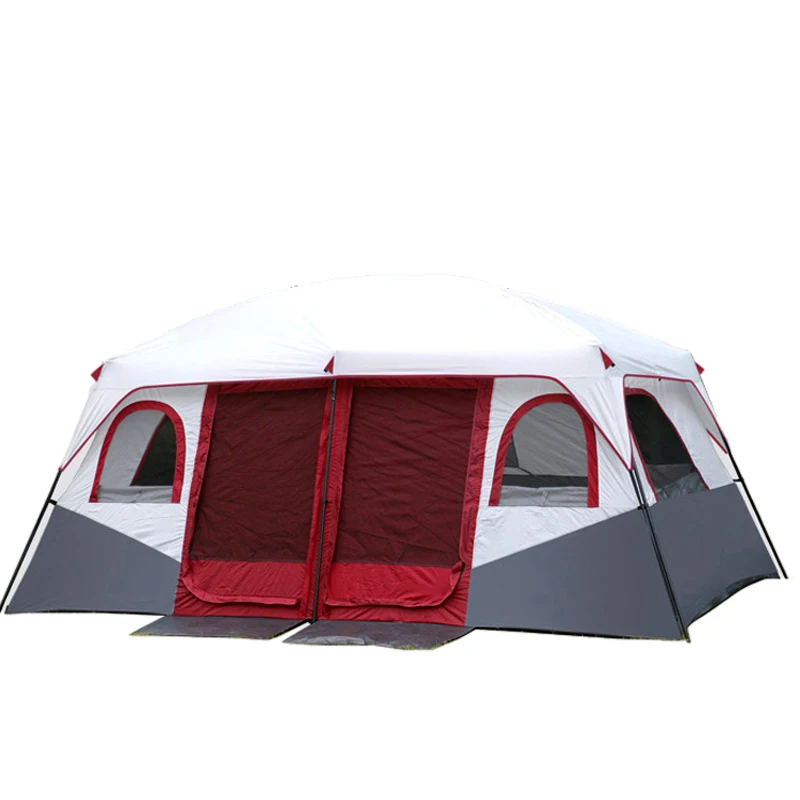 *forHigh Quality Luxury Three Bedrooms Living Room Outdoor Camping Roof Top Tent Convertible Screen House 2000-3000mm Waterproof