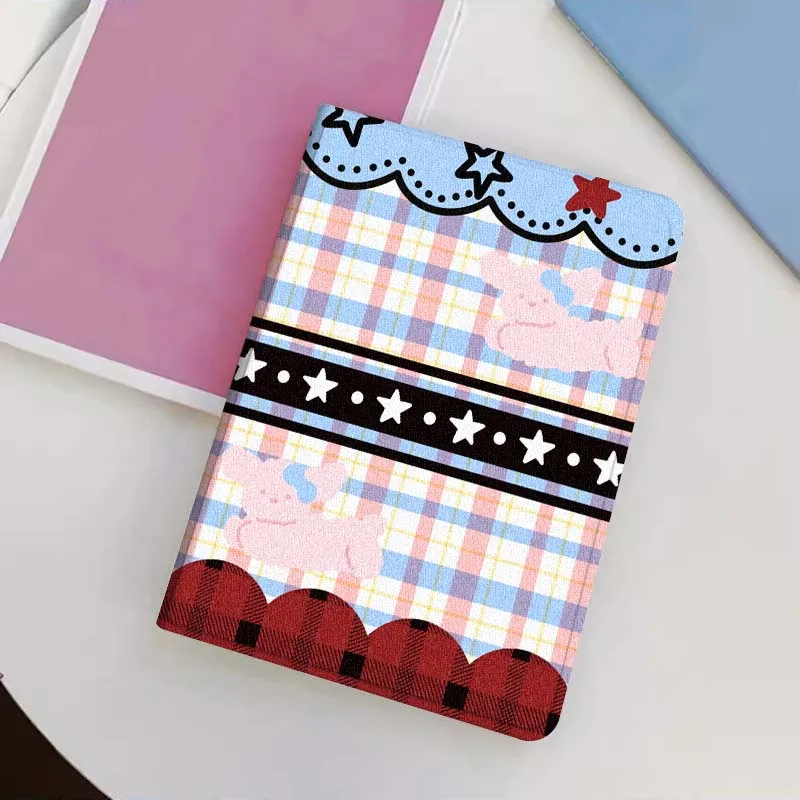 

Чехол с решетчатым цветочным узором для iPad Air Mini 9,7 2 4 5 11 6, 7-го поколения 13 3 1 2 4 5 6 7 7,9 10,9 10,5 дюймов