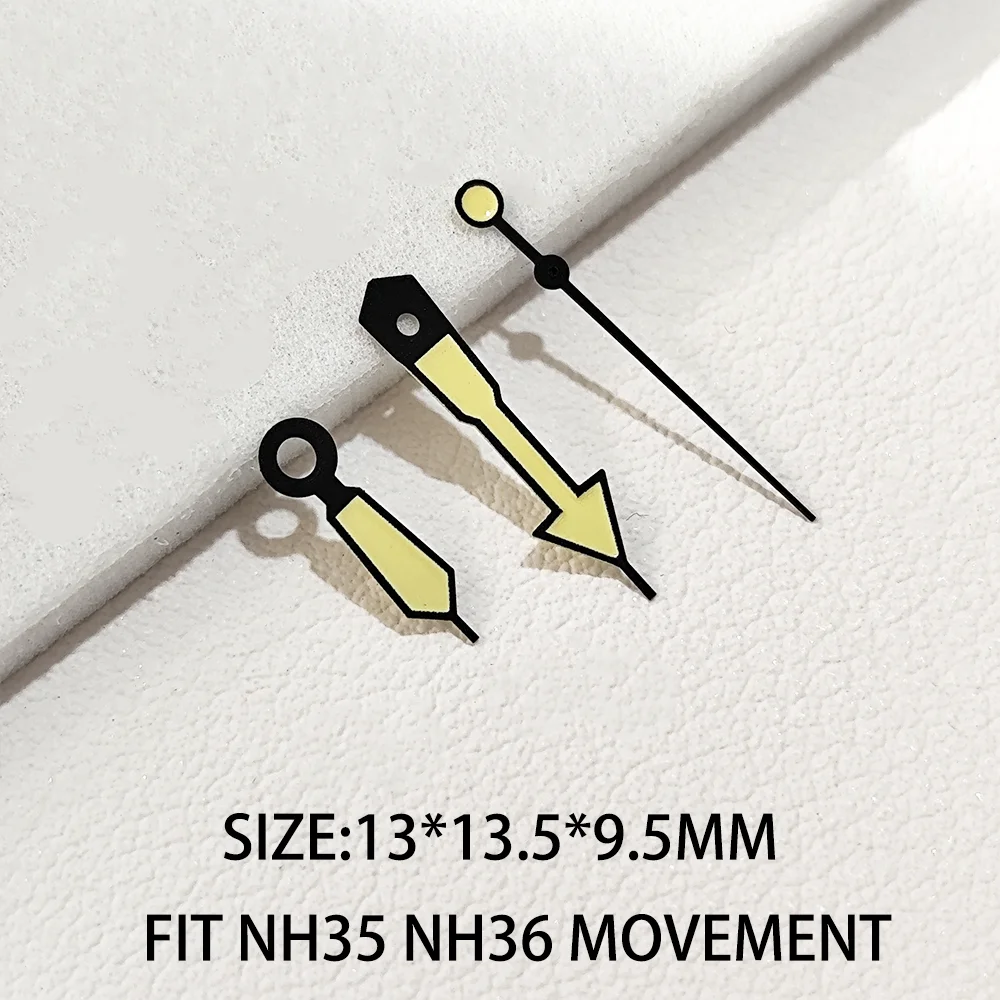 NH35 NH36 Series Watch Hands Pointer Green Super Luminous Suitable for NH 35 NH36 Movement Watches Pointer Accessories