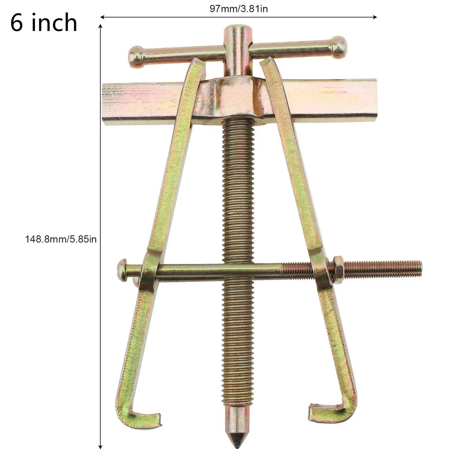 3/4 /6 inch 2 Backen Zahnrad Abzieher Mechaniker Lager Auto Lenkrad Entferner Lager Abzieher Rolle Schmieden Hoch leistungs Werkzeug maschine