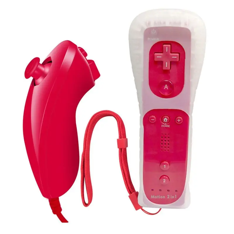 Mando inalámbrico Bluetooth para consola Wii/Wii U con Motion Plus, Nunchuck y correa para la muñeca - ¡Oferta!
