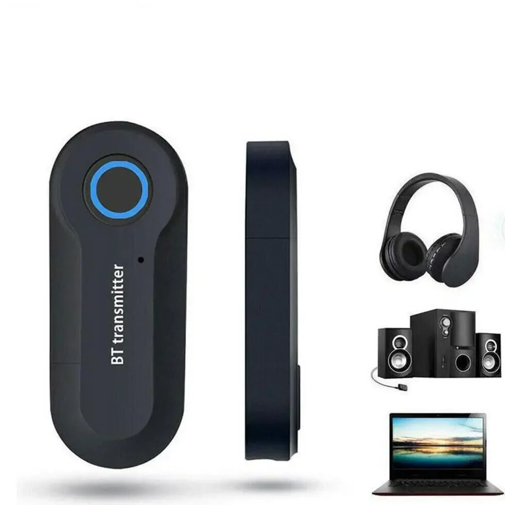 Bluetooth 5.0 Adapter Wireless Audio Bluetooth Transmitter Receiver for PC/TV/Car 3.5mm AUX Music RX Sender Adaptador