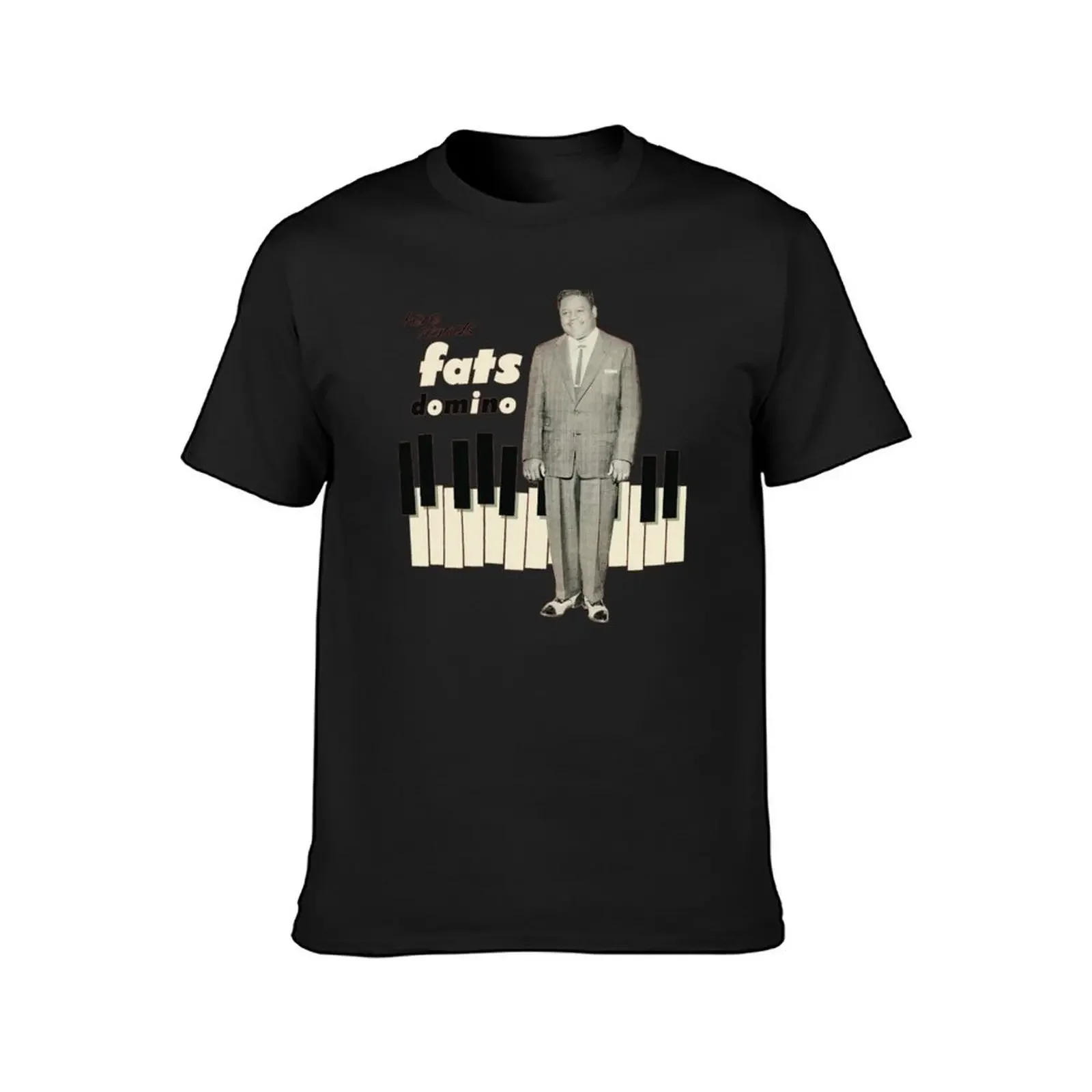 Here Stands fats Domino T-Shirt shirts graphic tees graphics funny t shirts for men