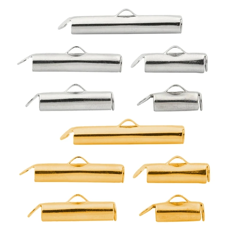 

250 шт. настраиваемый комплект для изготовления ювелирных изделий, соединители из сплава, ползунки, застежки для трубок A0KD