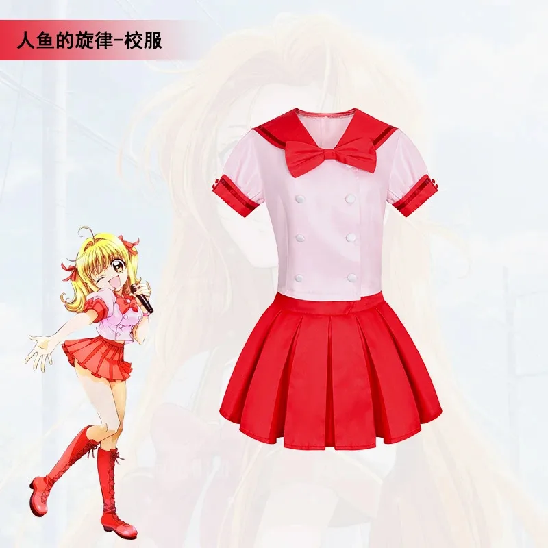 

New Mermaid Melody Cosplay Costume Christmas Role Playing Comic Customized Mooyiyi Luchia School Uniform Halloween Costume Suit