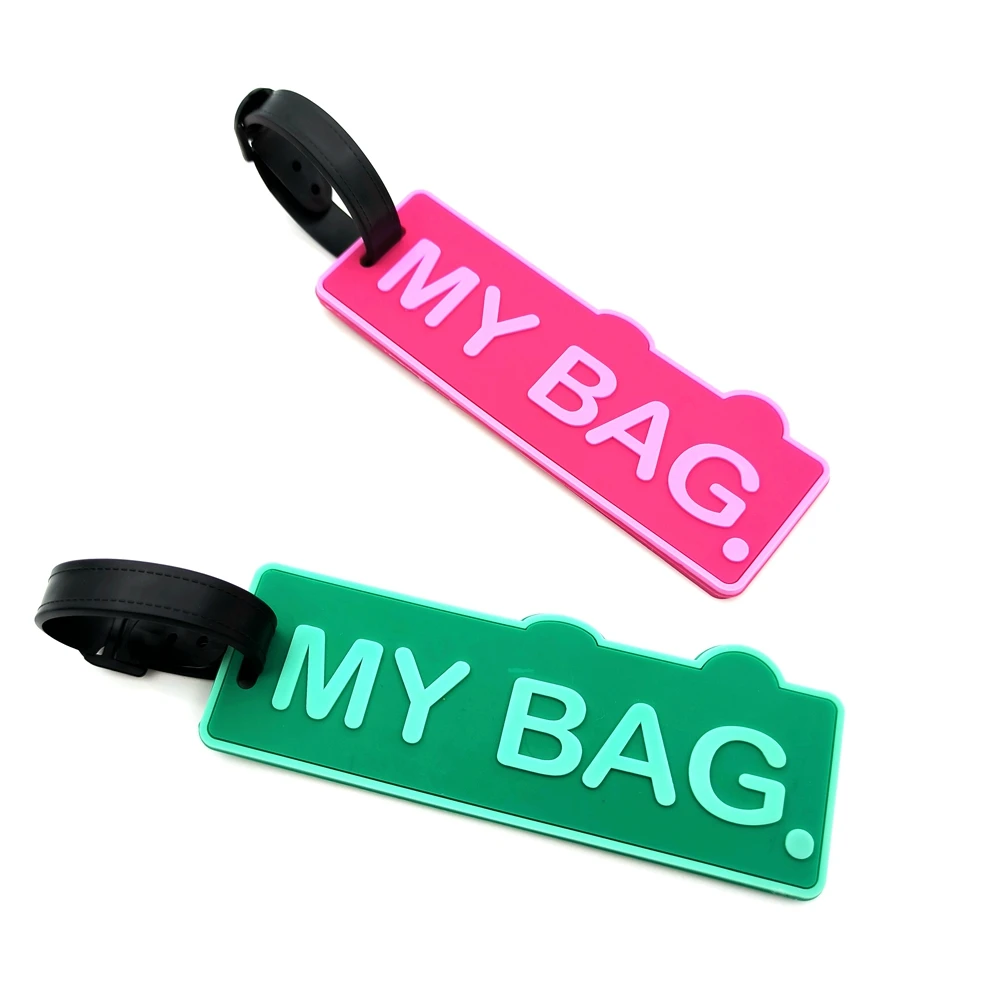 1pc minimalist letter luggage tag pendant, travel airport luggage tag, anti loss ID tag, luggage name tag, male and female
