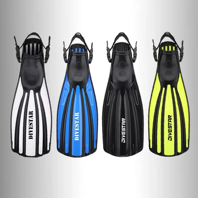 

Adults Neoprene Adjustable Buckles Swim Flippers Scuba Open Heel Travel Size Diving Shoes Water Sports Snorkeling Beach Fins