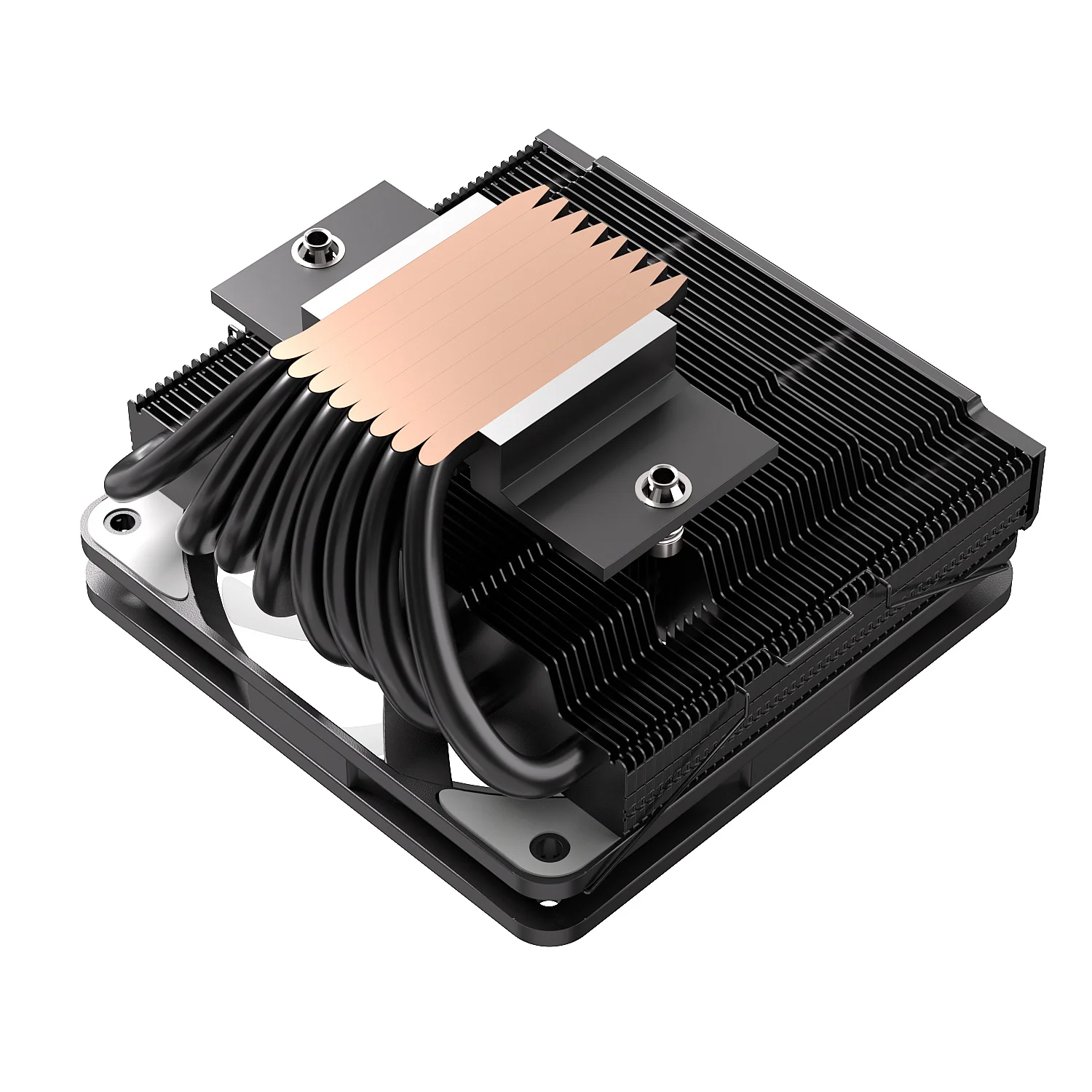 TE-75 ARGB CPU Cooler, 75mm Low Profile Air Cooling Radiator, 5V 3Pin Addressable RGB Silent Computer Heatsink Compatible with AM5 AM4 LGA1700 LGA1200 LGA2011 X99 ITX Mini PC Desktop Gaming Processor Cooling Fan view 3