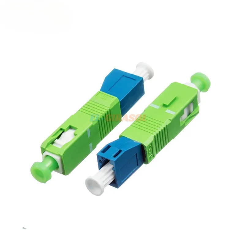 SC/APC-LC/UPC Hybrid Adapator SM Or MM UPC- UPC Singlemode Optical SC Male To LC Female Fiber Optic Adapter