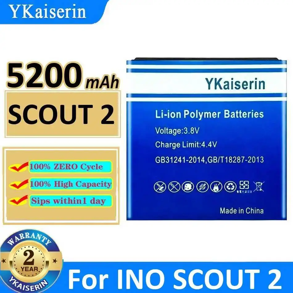 

Аккумулятор для мобильного телефона Ino Scout 2 5200 мАч: стабильная, премиальная замена