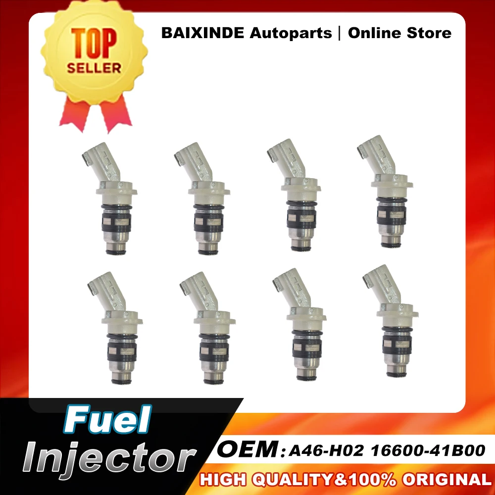 OEM A46-H02 16600-41B00 16600-93Y00 16600-73Y00 Fuel Injector Nozzle 1/4/8 PCS For Micra K11 1.3L 1.5L N15 SUNNY B13 GA16DE 1.6L