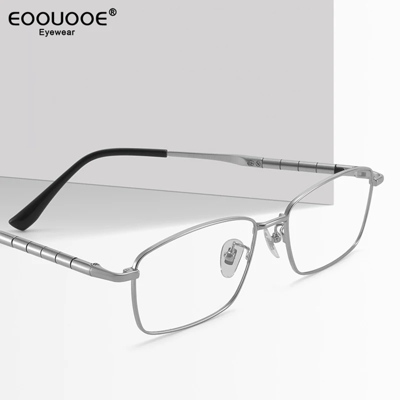 

New Organ Spring Design Glasses Frame Men Myopia Hyperopia Prescription Lenses Eyeglasses Pure Titanium Men's Optical Eyewear