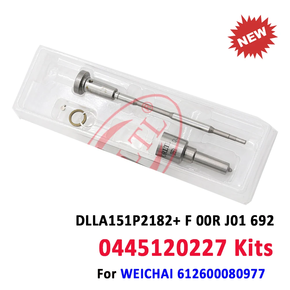 

0445120227 0445120228 ORLTL Common Rail Injector Repair Kits F00RJ01692 DLLA151P2182 Nozzle For WEICHAI 612600080977 0433172182