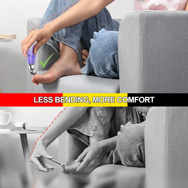 Novo anti-respingo de aço inoxidável cortador de unhas grande grosso duro especial tesoura de unhas alicate diagonal portátil ferramentas de manicure