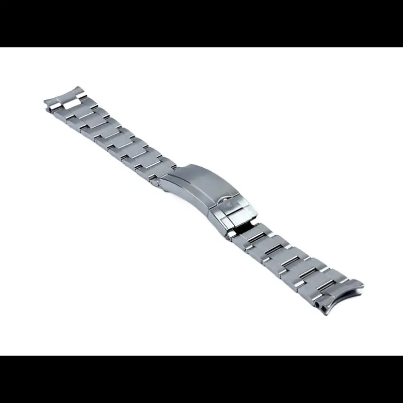 NFR 20mm 904L Stainless Steel Curved End Watchband Fit For Rolex Submariner Watch Strap Accessories Folding Buckle Tool