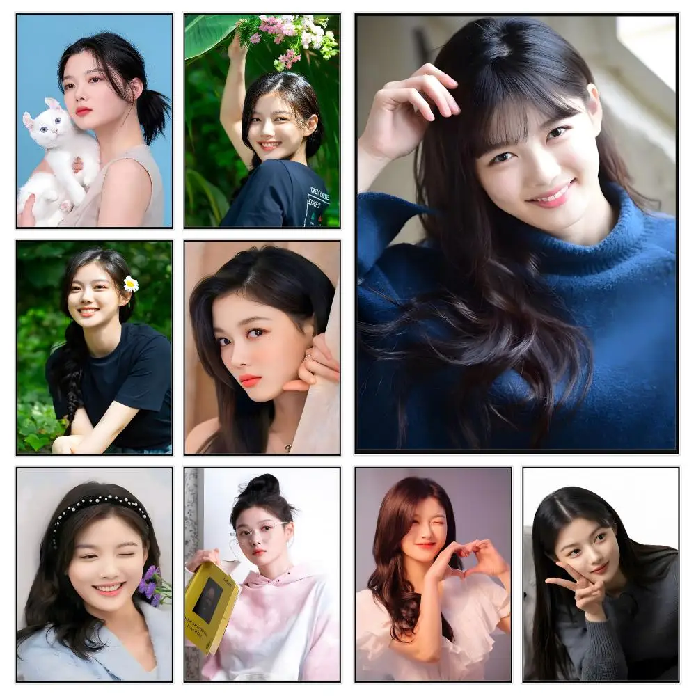 Actress K-kim Yoo-jung Poster Modern Luxury Wall Poster Home Decor Space Enhancer