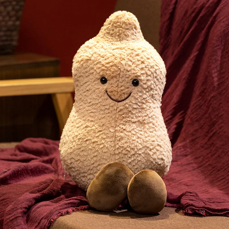 Peluches mignonnes de kaki et d'arachide, décoration et cadeau