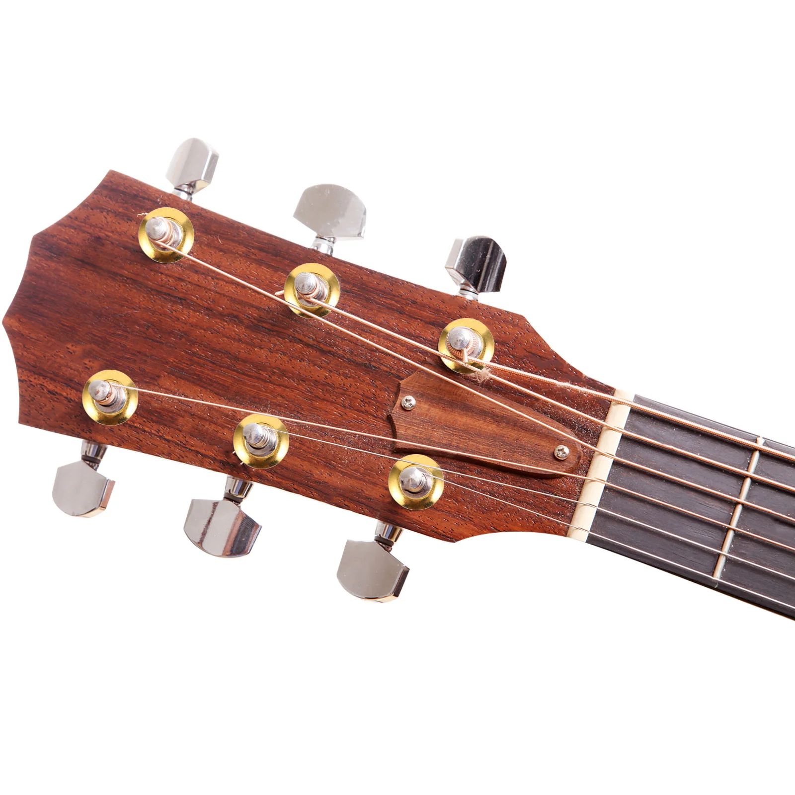 

6Pcs Metal Guitar Tuner Bushings Semi-Enclosed Ferrules Tuning Pegs for Electric Bass Guitars Metal Guitar Ferrules