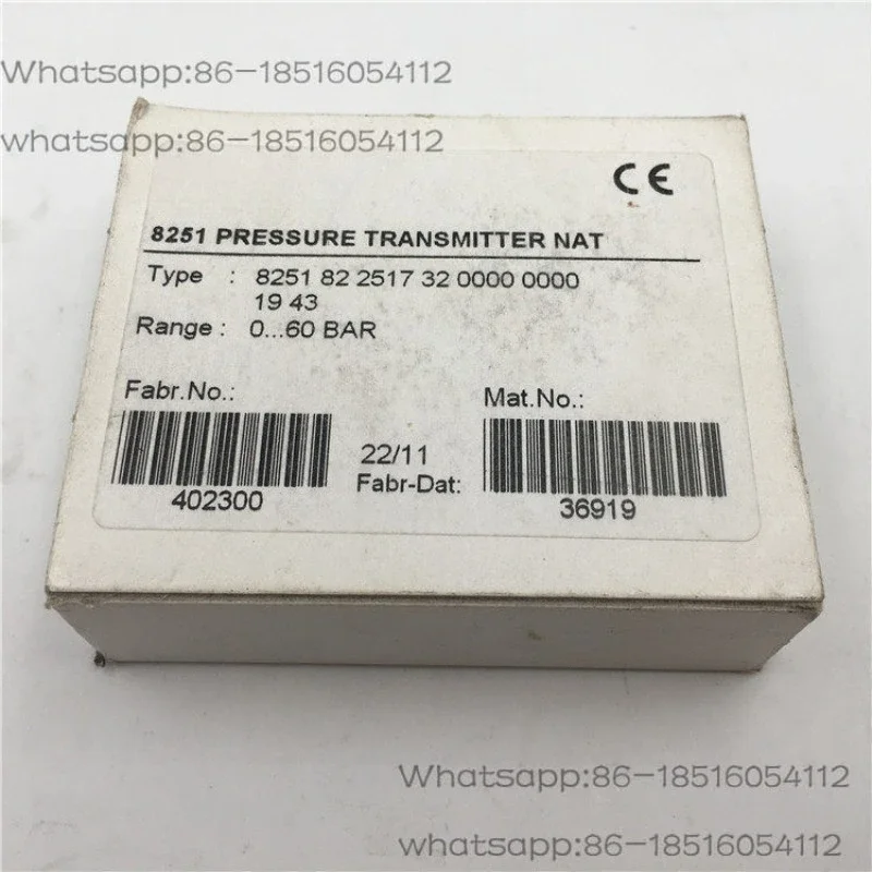 Pressure sensor 8251 82 2517 32 0000 0000 1943 0-60bar New