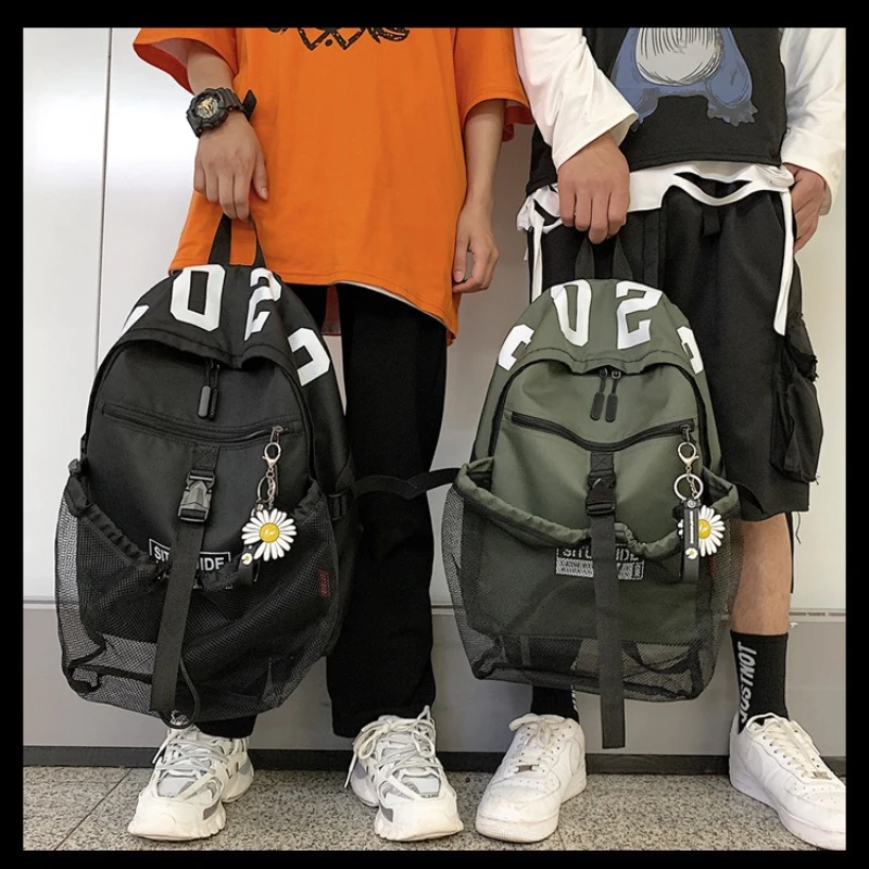 Large Capacity Oxford Fabric Basketball Training Bag Multi-Function Football Storage Backpack Mesh Sports Bag Storage Durable