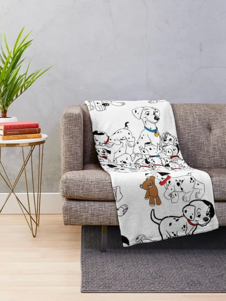 101 Dalmatians Throw Blanket Woven Blanket