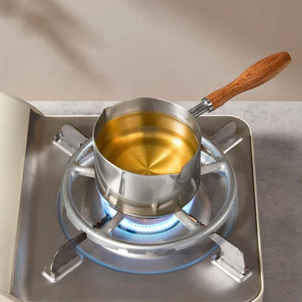 

Small Stainless Steel Sauce Pan Lightweight Oil Boil Pot For Eggs Milk Cheese Melting Mini Steaming Pot Reusable Kitchen